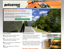 Tablet Screenshot of go4carrent.com